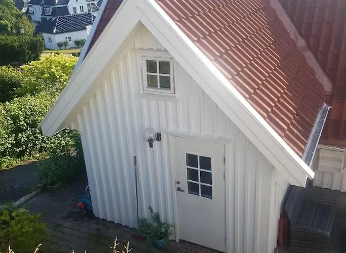 公寓 Lys Og Lettstelt Leilighet Med Utsikt Over Byen 桑讷菲尤尔